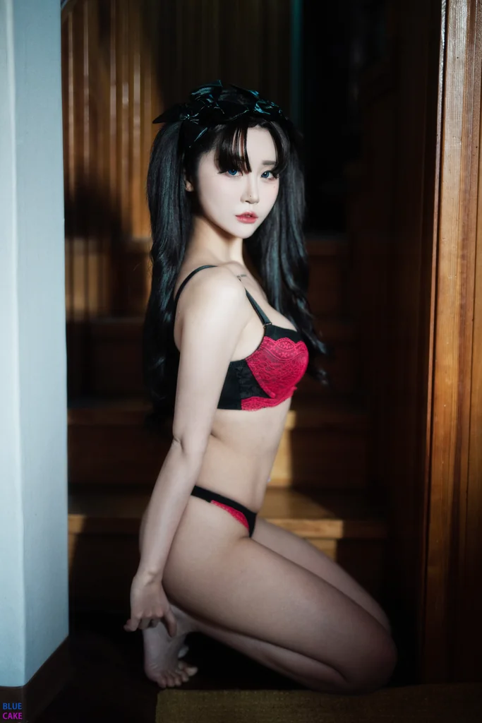 [BLUECAKE] Bomi (보미) & Zia (지아) - Fate Saber x Thosaka Rin - Lingerie.Ver preview 18