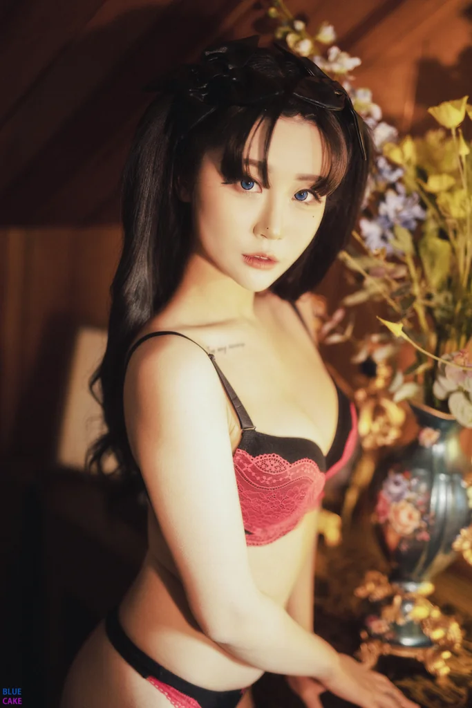 [BLUECAKE] Bomi (보미) & Zia (지아) - Fate Saber x Thosaka Rin - Lingerie.Ver preview 22