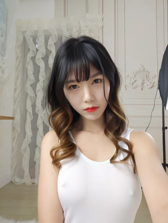 [Coser] 抖娘-利世 白色死库水激凸自拍 preview 7