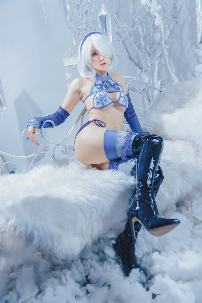 [Coser] 鹿八岁 - 尼尔 机械纪元 2B冰雪 preview 2