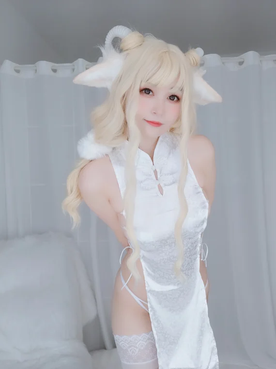 [Coser] 白银81 白旗袍 preview 14