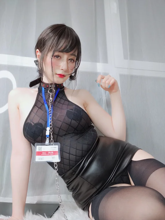 [Coser] 白银81 自撮り4(黑丝情趣) preview 20