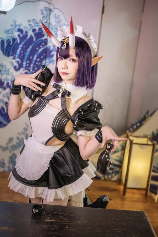 [Coser] 雪晴Astra (雪晴嘟嘟) Vol.034 酒吞童子女仆 preview 4