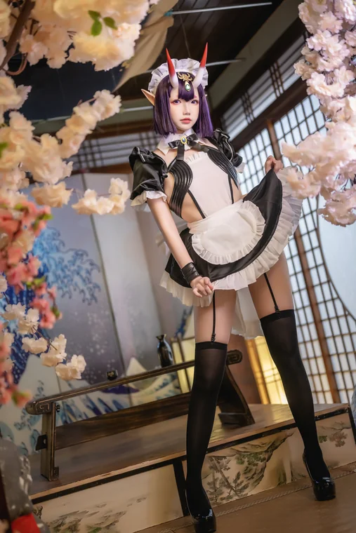 [Coser] 雪晴Astra (雪晴嘟嘟) Vol.034 酒吞童子女仆 preview 5