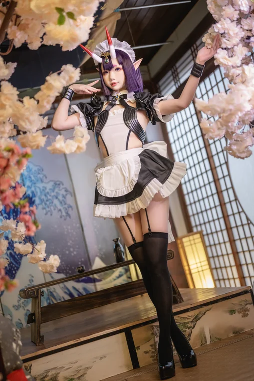 [Coser] 雪晴Astra (雪晴嘟嘟) Vol.034 酒吞童子女仆 preview 6