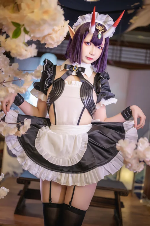 [Coser] 雪晴Astra (雪晴嘟嘟) Vol.034 酒吞童子女仆 preview 7