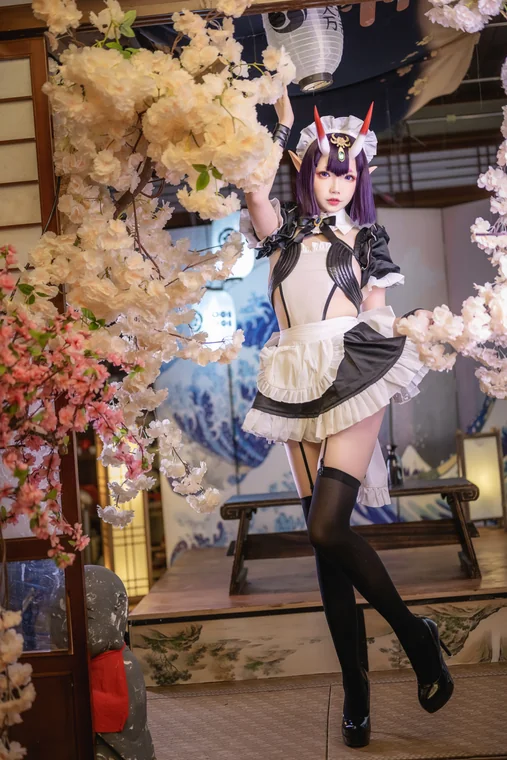 [Coser] 雪晴Astra (雪晴嘟嘟) Vol.034 酒吞童子女仆 preview 9