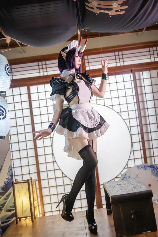 [Coser] 雪晴Astra (雪晴嘟嘟) Vol.034 酒吞童子女仆 preview 12