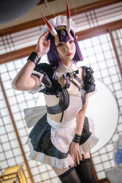 [Coser] 雪晴Astra (雪晴嘟嘟) Vol.034 酒吞童子女仆 preview 23
