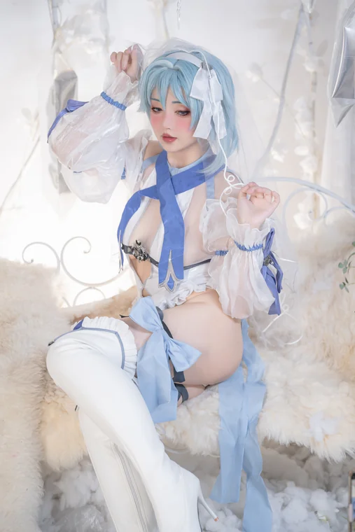 [Coser] Chinese 爆机少女喵小吉 - 12月T3 双子：最强冰雪组合 preview 3