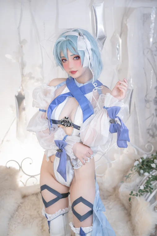 [Coser] Chinese 爆机少女喵小吉 - 12月T3 双子：最强冰雪组合 preview 8