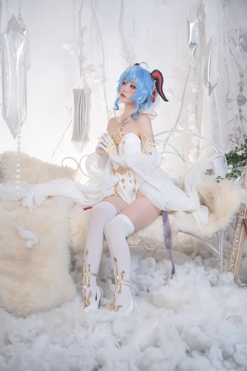 [Coser] Chinese 爆机少女喵小吉 - 12月T3 双子：最强冰雪组合 preview 15