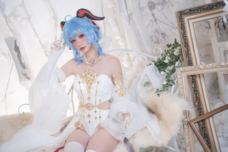 [Coser] Chinese 爆机少女喵小吉 - 12月T3 双子：最强冰雪组合 preview 17