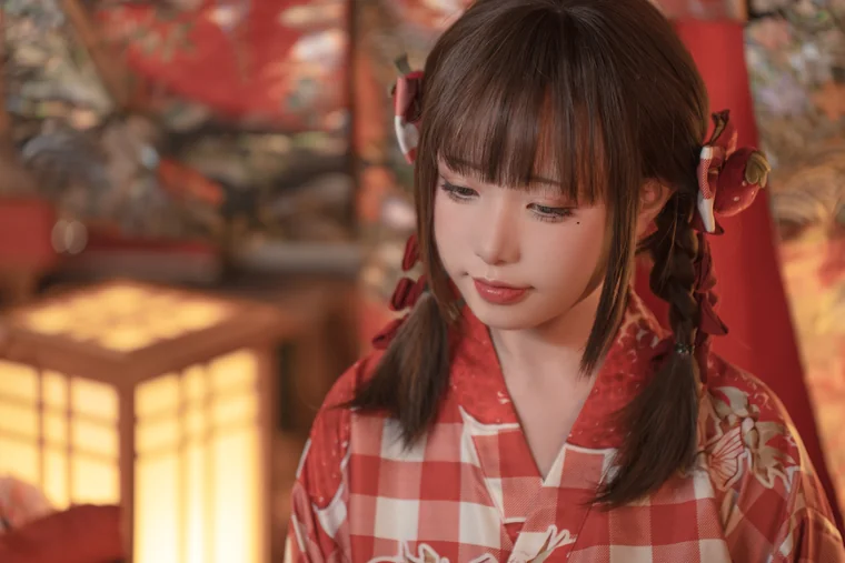 [Coser] Chinese 爆机少女喵小吉 - 12月T3 灼灼其华 preview 11