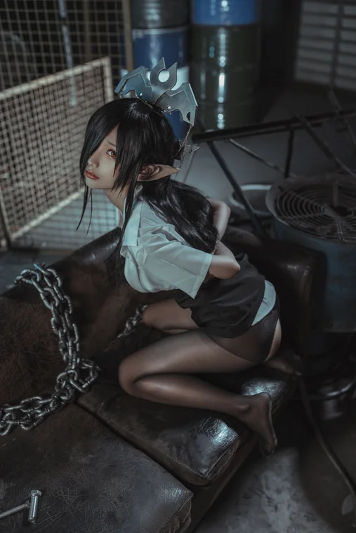 [Coser] Chinese 蠢沫沫 - 黑兽 女王 preview 8