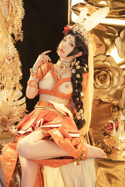[Coser] Chinese 爆机少女喵小吉 - 天竺少女 preview 3