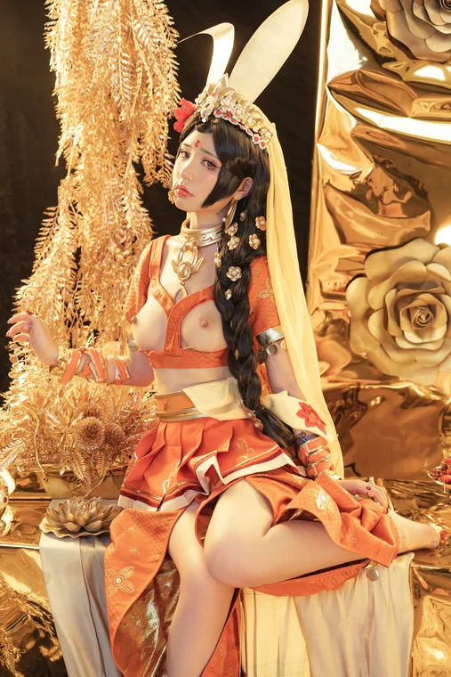 [Coser] Chinese 爆机少女喵小吉 - 天竺少女 preview 6