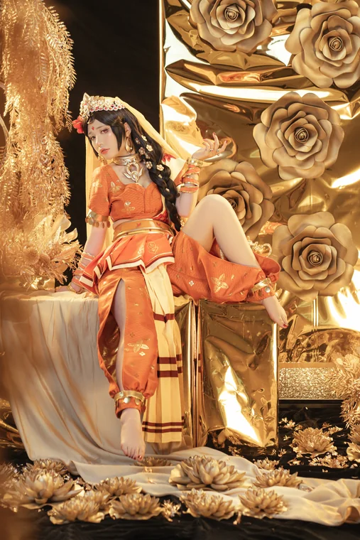 [Coser] Chinese 爆机少女喵小吉 - 天竺少女 preview 9