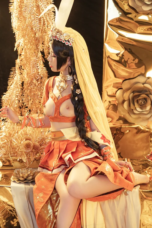 [Coser] Chinese 爆机少女喵小吉 - 天竺少女 preview 13