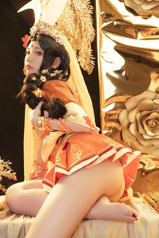 [Coser] Chinese 爆机少女喵小吉 - 天竺少女 preview 14