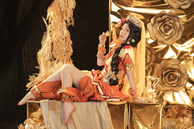 [Coser] Chinese 爆机少女喵小吉 - 天竺少女 preview 16