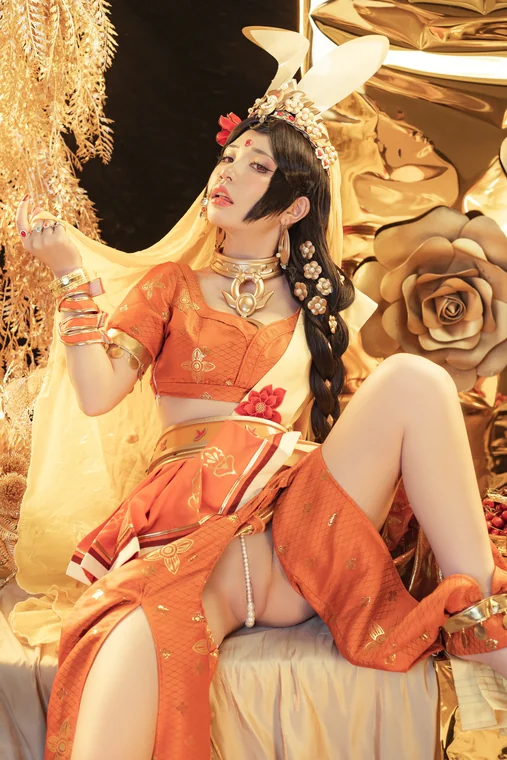 [Coser] Chinese 爆机少女喵小吉 - 天竺少女 preview 21