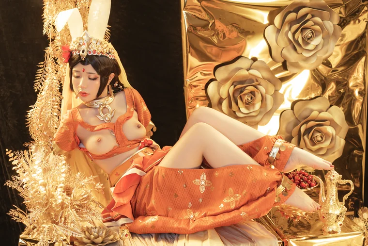 [Coser] Chinese 爆机少女喵小吉 - 天竺少女 preview 22