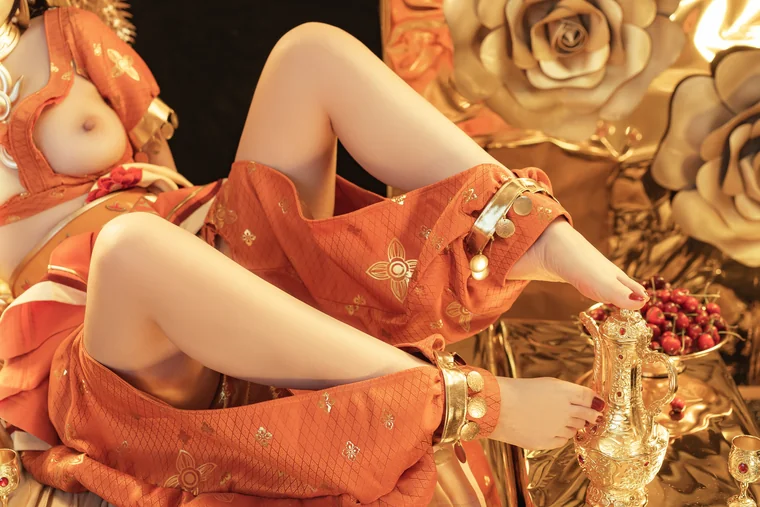 [Coser] Chinese 爆机少女喵小吉 - 天竺少女 preview 23
