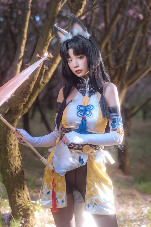 [Coser] Chinese 爆机少女喵小吉 – 永劫无间 胡桃 preview 6