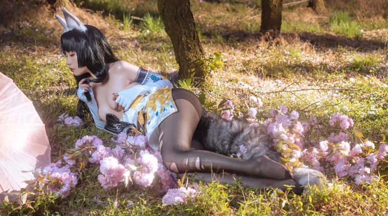 [Coser] Chinese 爆机少女喵小吉 – 永劫无间 胡桃 preview 16
