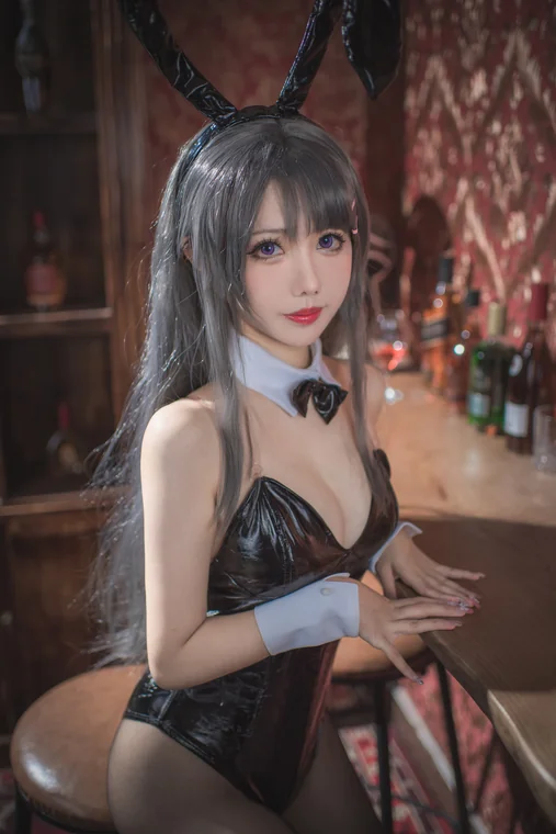 [Coser] Chinese 仙女月 - 樱岛麻衣兔女郎 preview 3