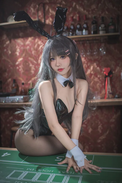 [Coser] Chinese 仙女月 - 樱岛麻衣兔女郎 preview 9