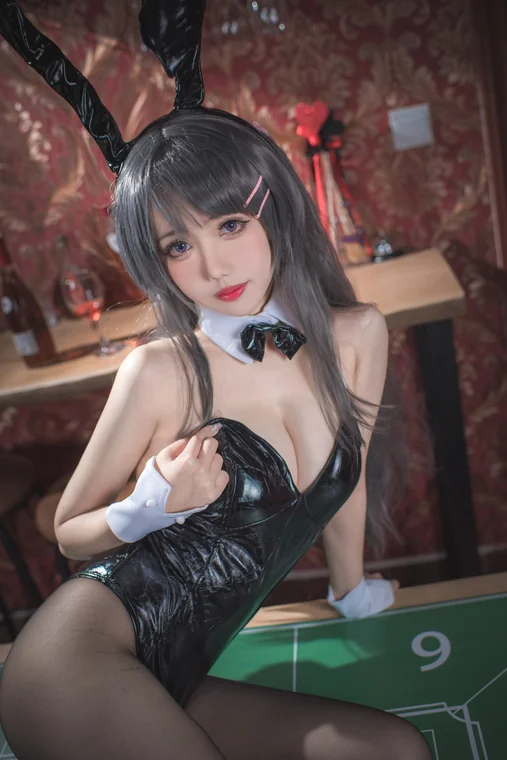 [Coser] Chinese 仙女月 - 樱岛麻衣兔女郎 preview 24