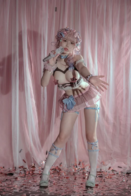 [Coser] Chinese 七月喵子 - 爱豆 preview 4