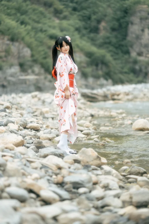 [Coser] Chinese 桜井宁宁 - 浴衣 preview 6