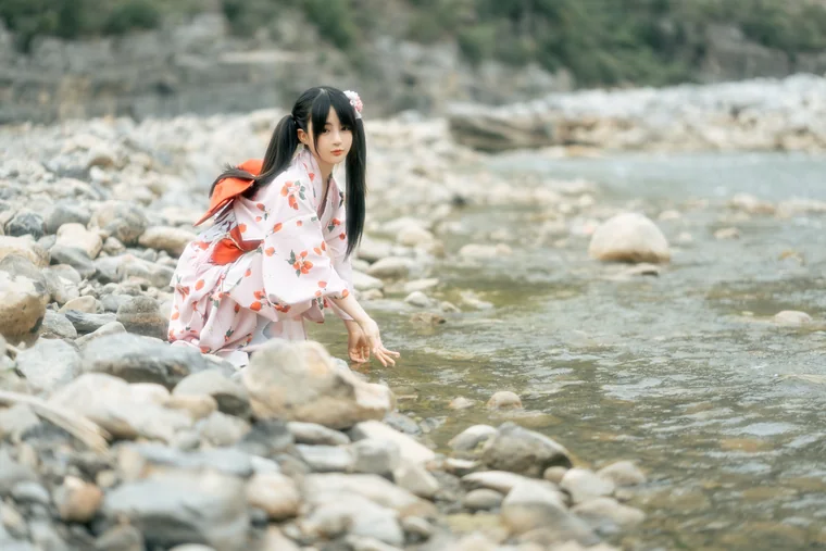 [Coser] Chinese 桜井宁宁 - 浴衣 preview 7