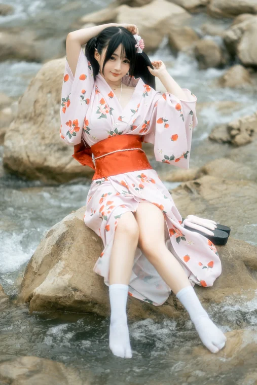 [Coser] Chinese 桜井宁宁 - 浴衣 preview 8