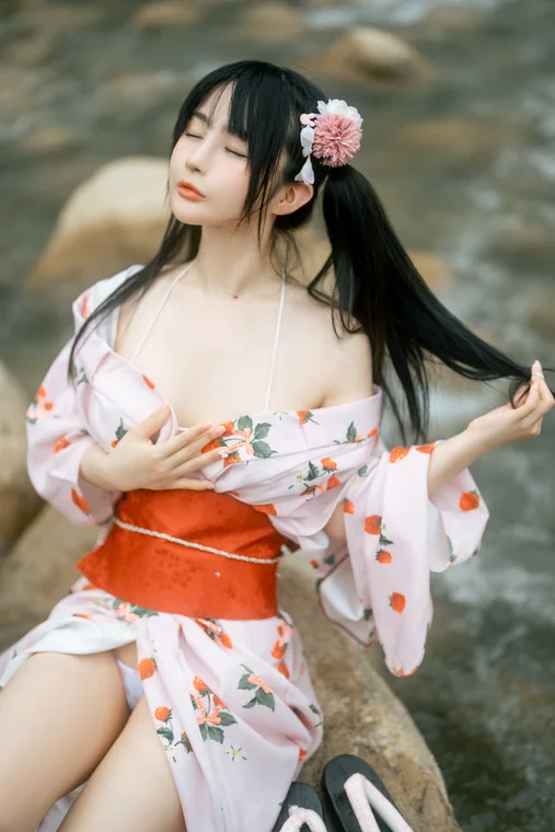 [Coser] Chinese 桜井宁宁 - 浴衣 preview 12