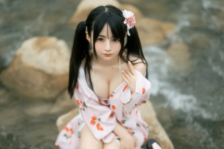 [Coser] Chinese 桜井宁宁 - 浴衣 preview 13