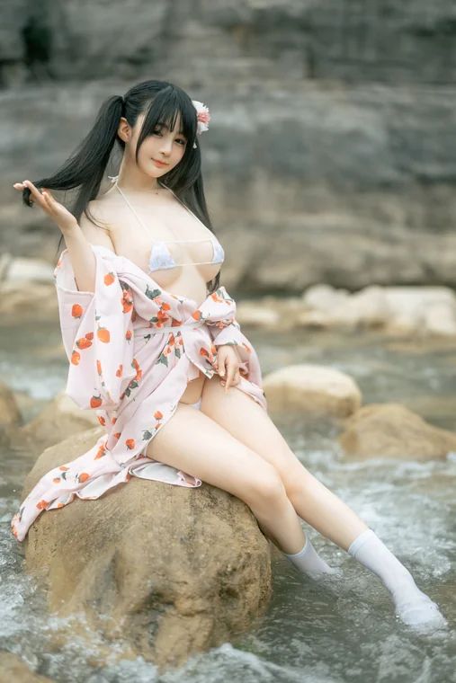 [Coser] Chinese 桜井宁宁 - 浴衣 preview 15
