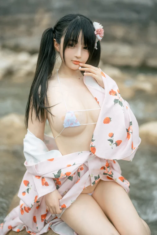 [Coser] Chinese 桜井宁宁 - 浴衣 preview 16