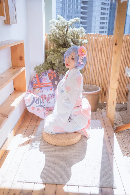[Coser] Chinese 爆机少女喵小吉 - 双子：拉姆蕾姆 preview 1