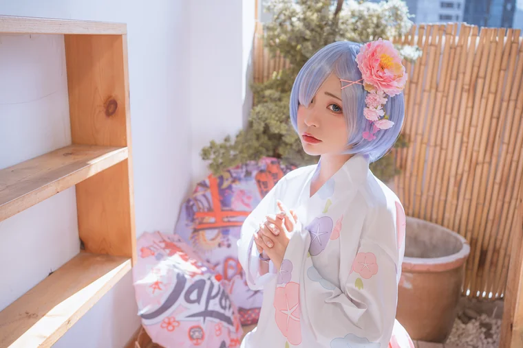 [Coser] Chinese 爆机少女喵小吉 - 双子：拉姆蕾姆 preview 3