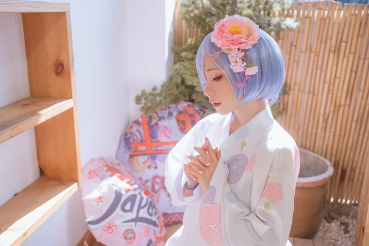[Coser] Chinese 爆机少女喵小吉 - 双子：拉姆蕾姆 preview 4