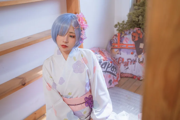 [Coser] Chinese 爆机少女喵小吉 - 双子：拉姆蕾姆 preview 6