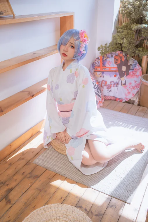 [Coser] Chinese 爆机少女喵小吉 - 双子：拉姆蕾姆 preview 7
