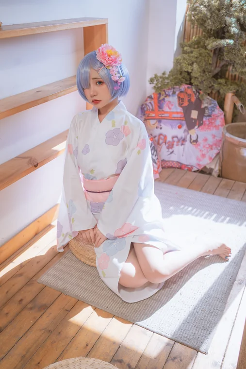 [Coser] Chinese 爆机少女喵小吉 - 双子：拉姆蕾姆 preview 8