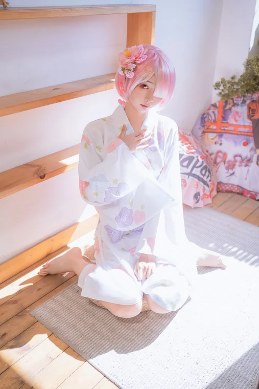 [Coser] Chinese 爆机少女喵小吉 - 双子：拉姆蕾姆 preview 11