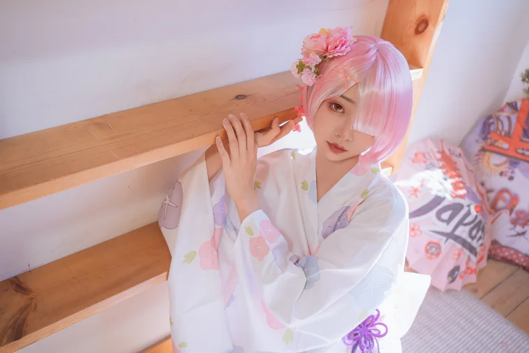 [Coser] Chinese 爆机少女喵小吉 - 双子：拉姆蕾姆 preview 12
