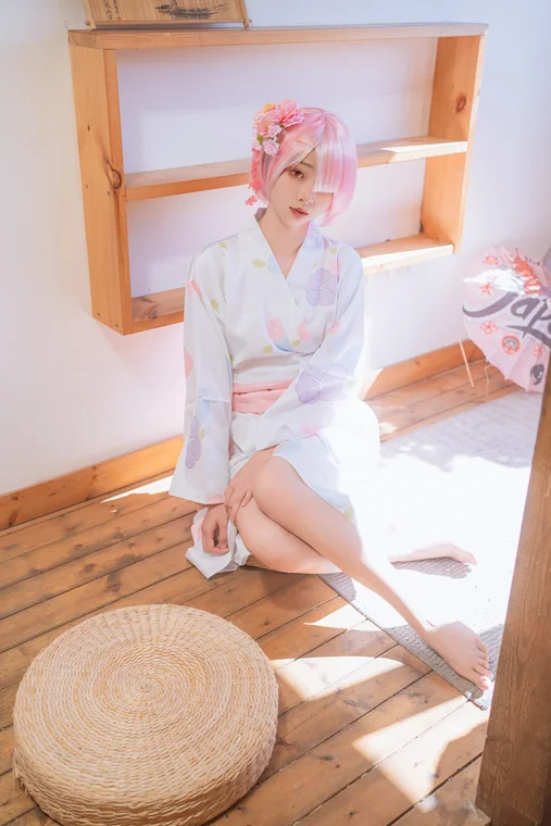 [Coser] Chinese 爆机少女喵小吉 - 双子：拉姆蕾姆 preview 15